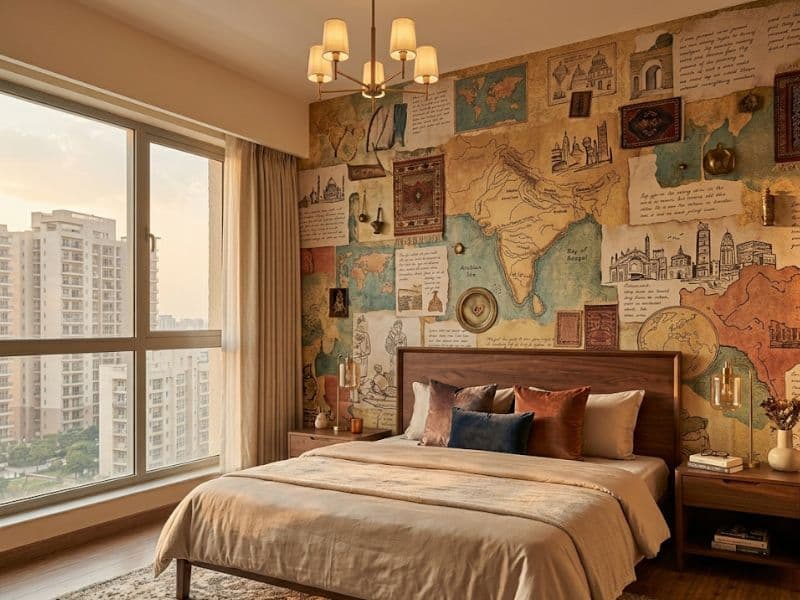 A bedroom wall that tells your story.